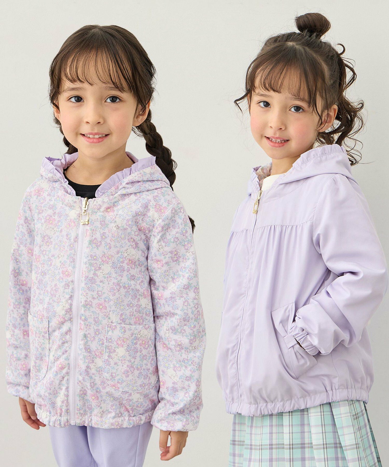 🆕【⭐訂購⭐】🇯🇵日本直送🌀撥水加工 少女 雙面風褸外套(帽子可拆卸)［5款選］🌀[ELBA-0159][260310]