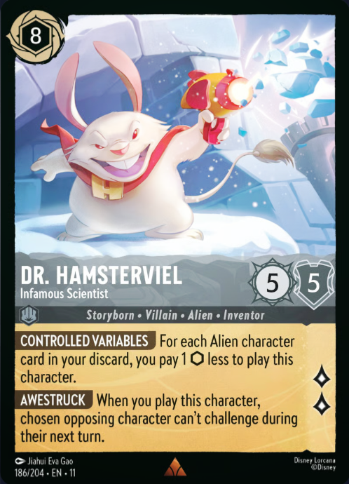 186/204 Dr. Hamsterviel - Infamous Scientist R