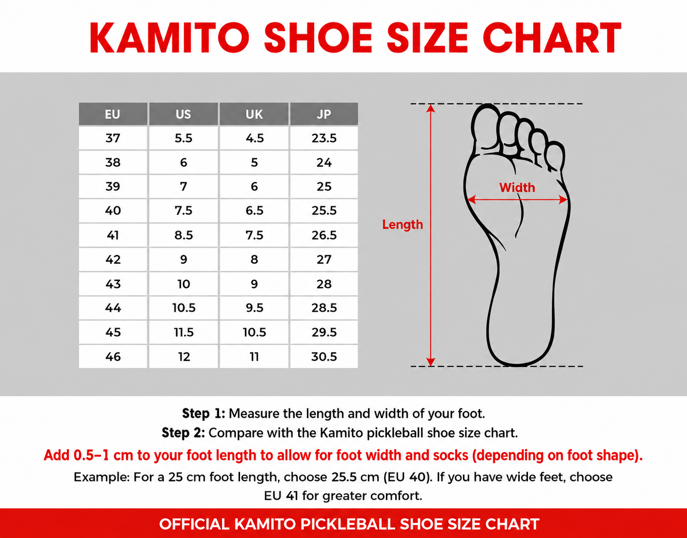 Kamito ACE Pickleball Shoes