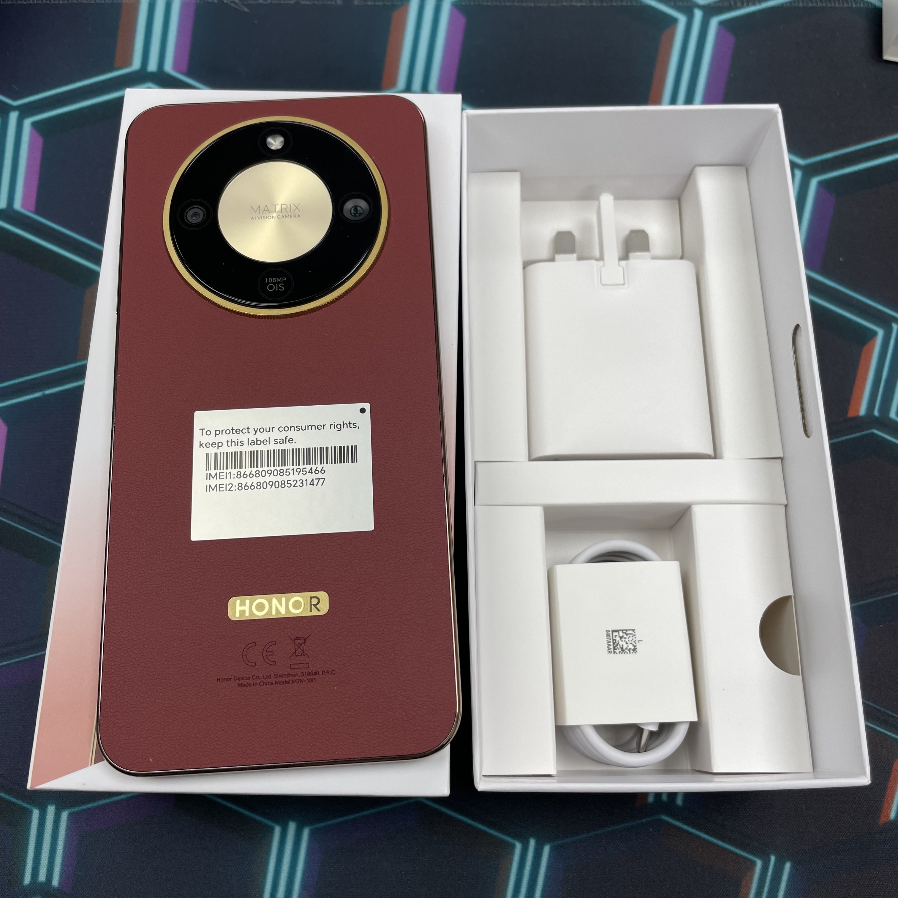 *6034 Honor X9d 完美機 12+256GB 紅色 red