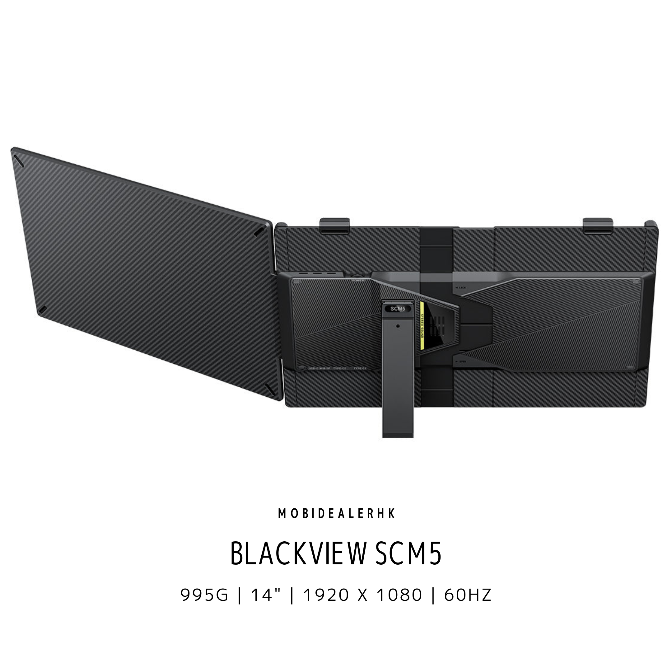 Blackview SCM5 | 便攜式螢幕 | 14" | 1920 x 1080 | 60Hz | 300 Nits | 157 PPI | 995g