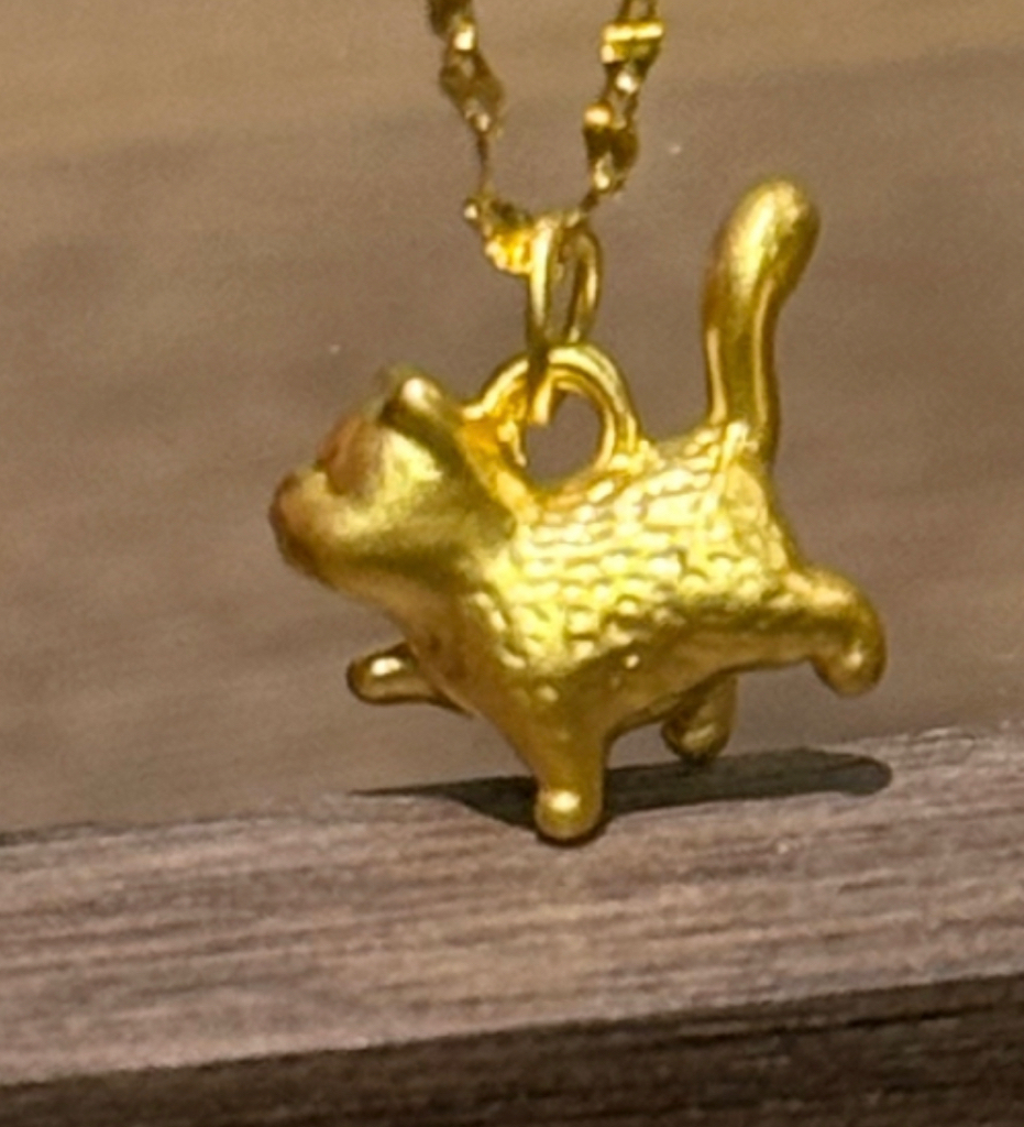 【无氢款】傲娇小猫-吊坠/转运珠