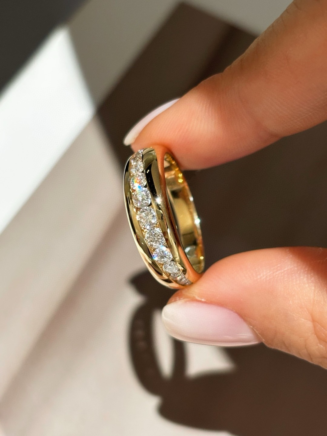 18K Lab Diamond Ring 