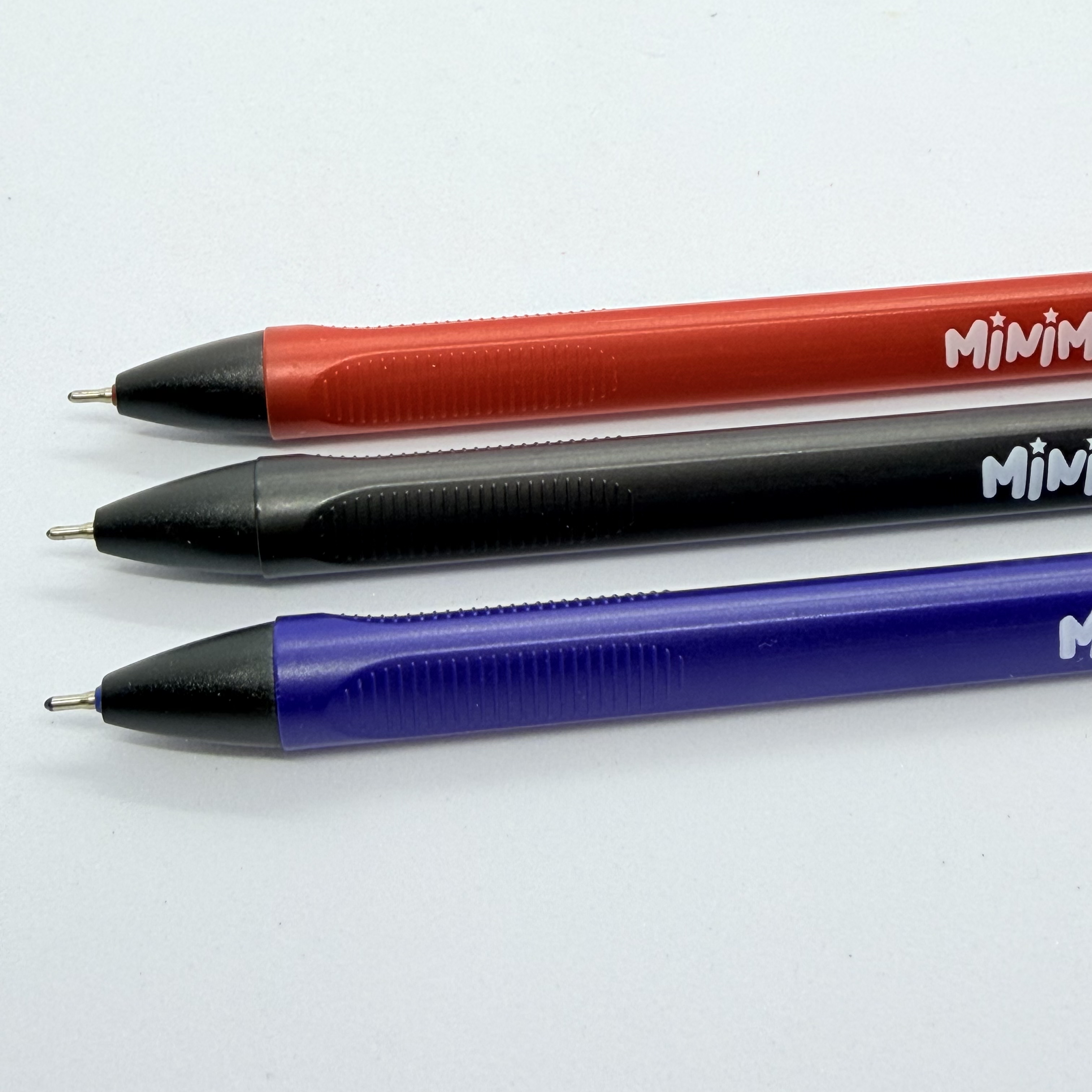 Minimore品牌 原字筆（6支裝）- 藍/黑/紅色
