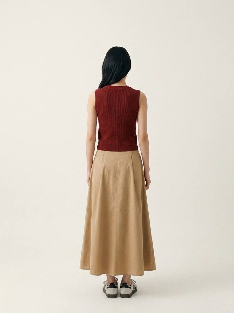 W9118 - A-line Maxi Skirt