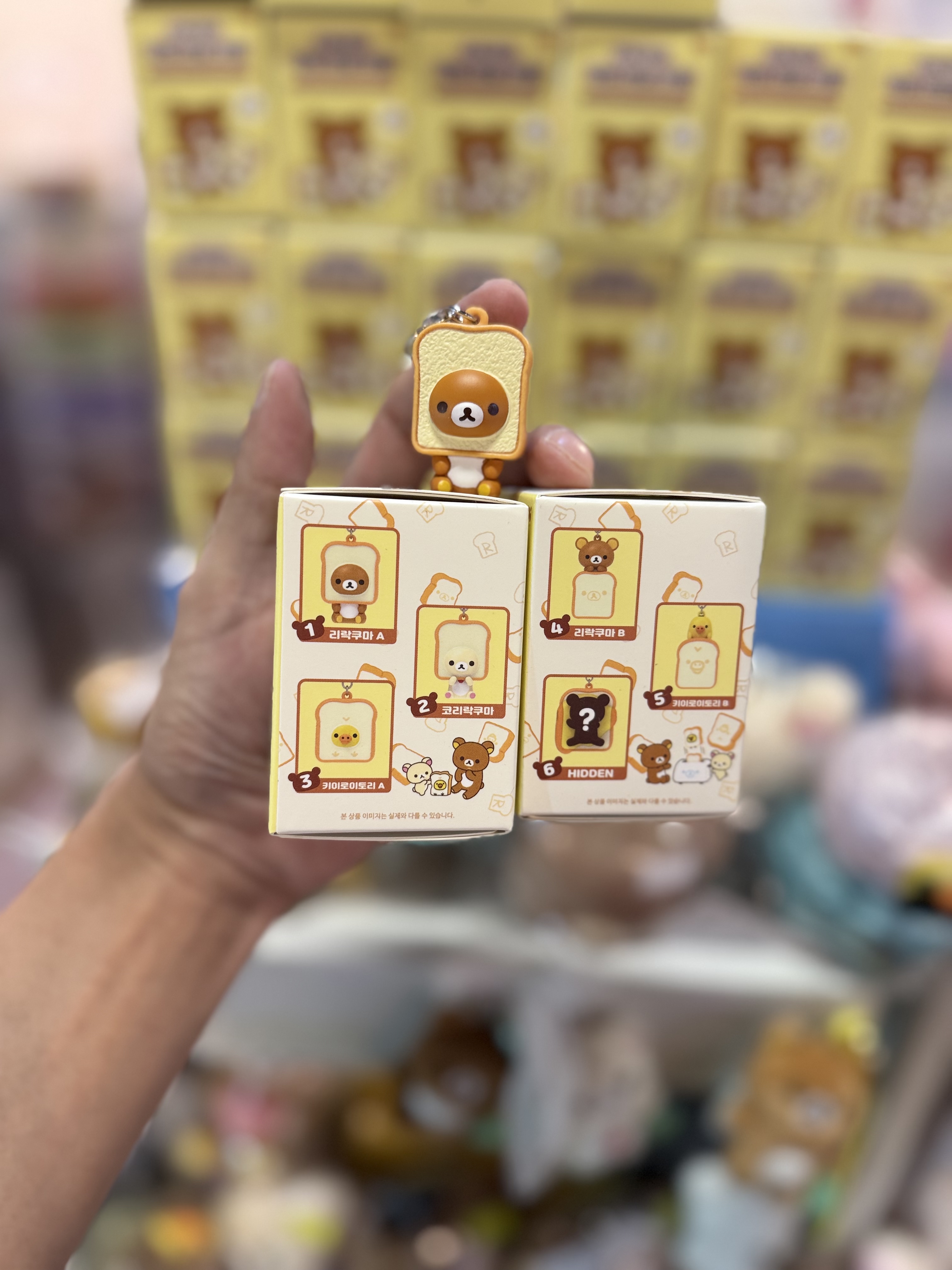 《現貨》全新韓國戲院限定 Rilakkuma面包系列掛飾（隨機抽）