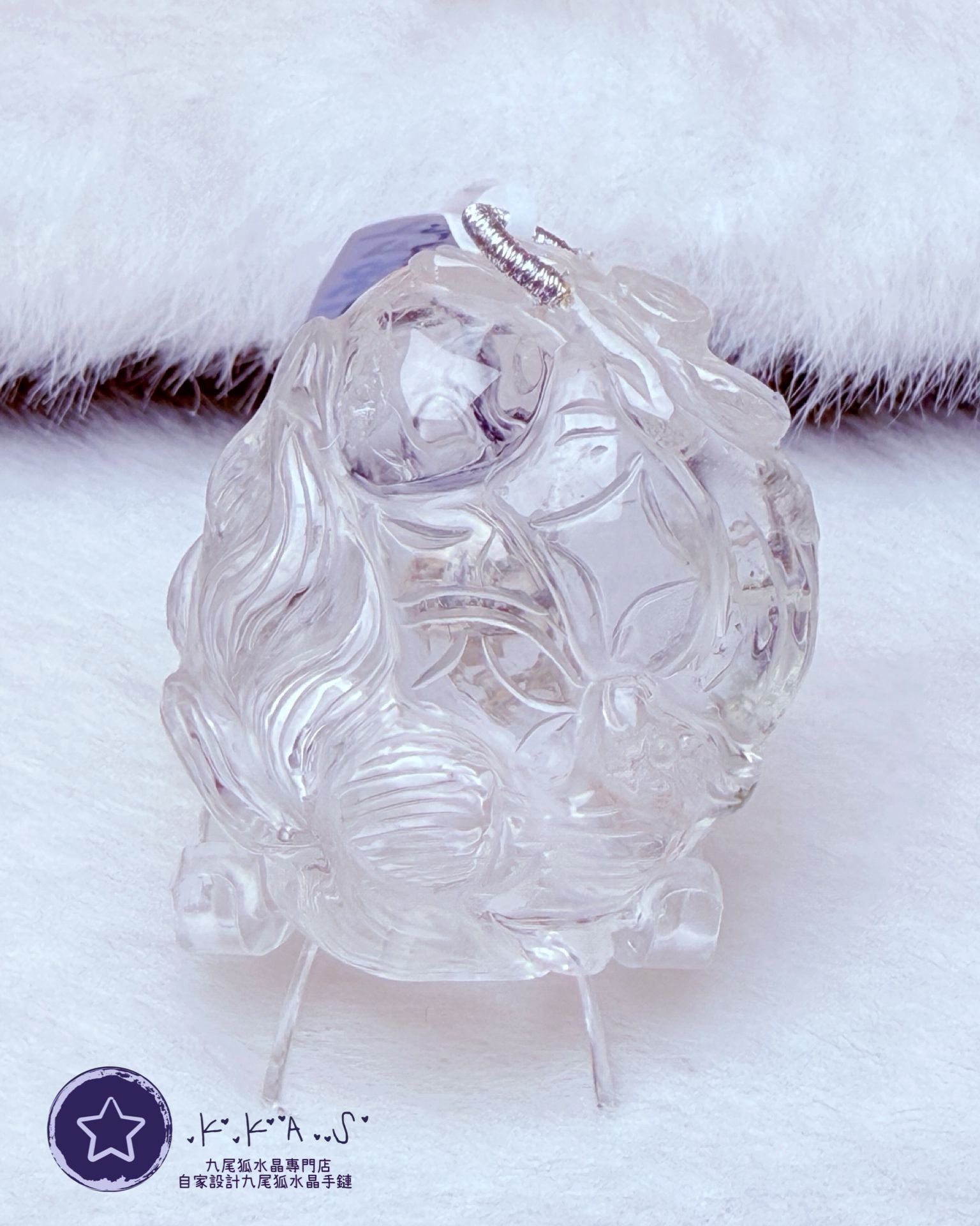 K00135 水膽 錢幣狐 - 吊墜/手牌兩用款