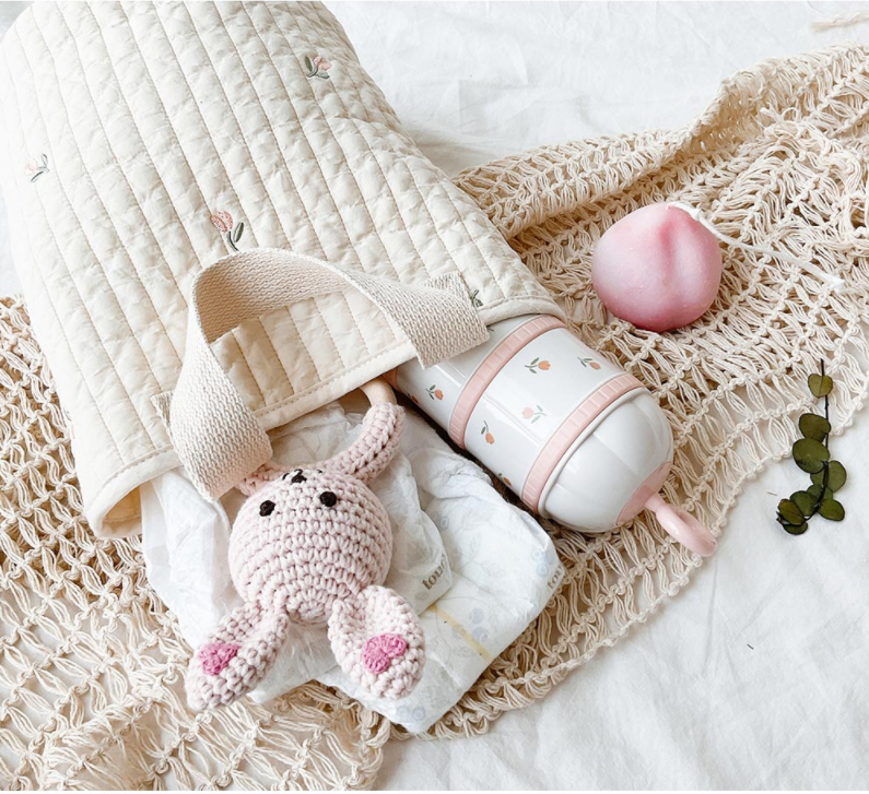 Dottodot 棉質衍縫一手包