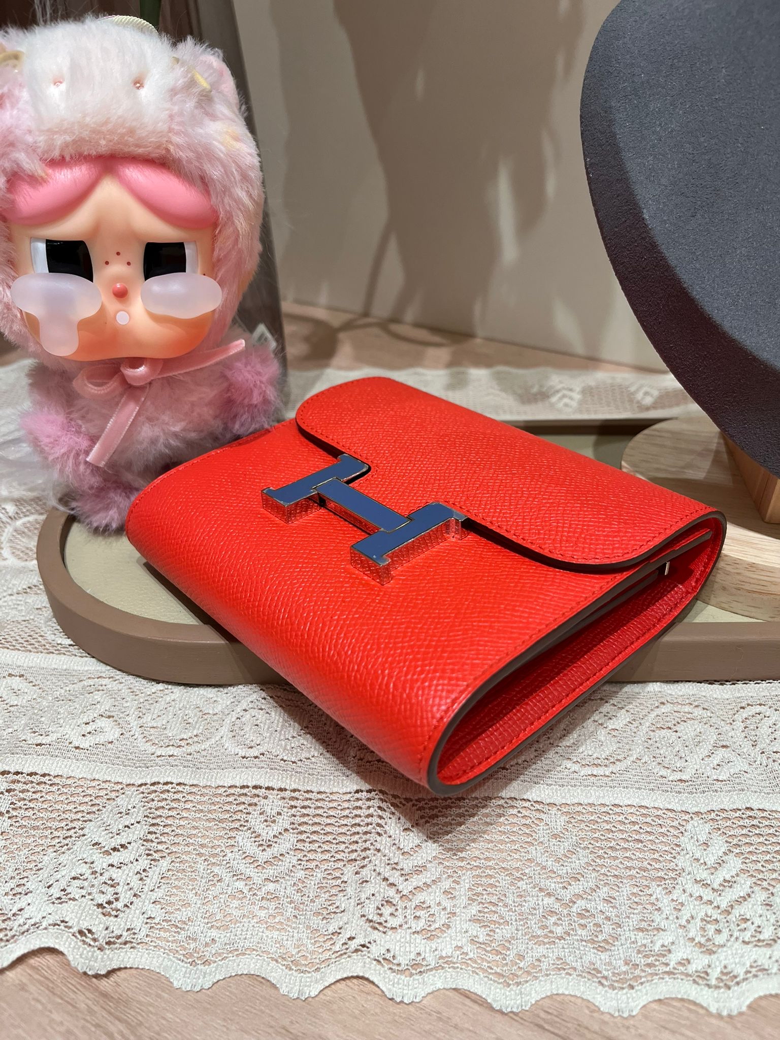 Hermes Constance Wallet Stamp C 100%Authentic, 98%New ✅Box