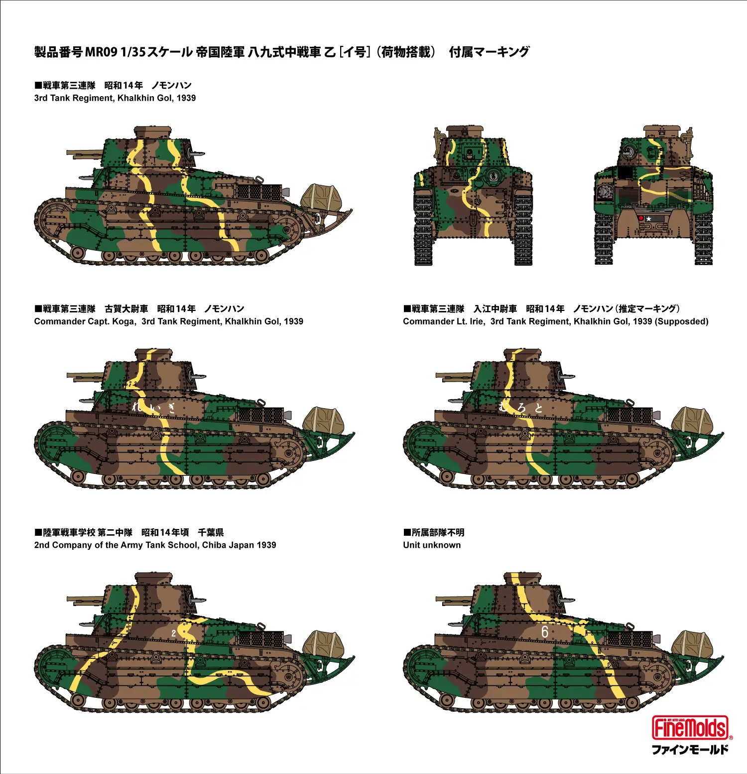 1/35 Imperial Japanese Army medium tank Type 89 Otsu [Yi-Go] (with Cargo Load)