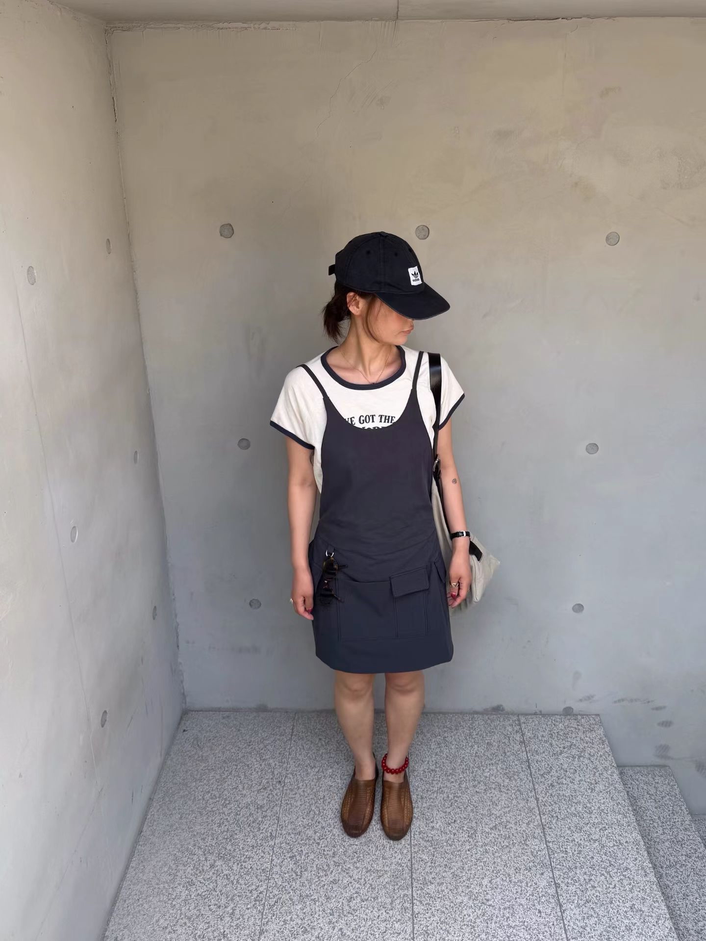 🇰🇷東大門女裝 | 吊帶工人裙