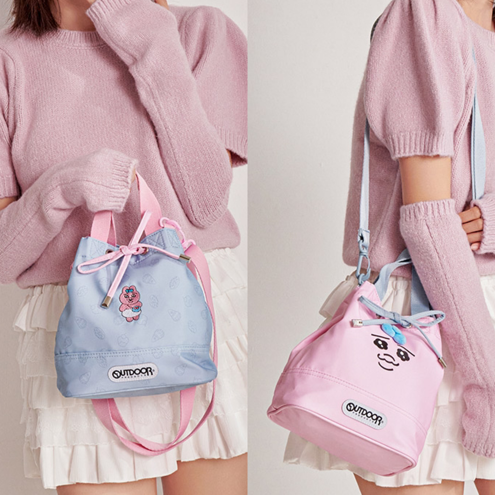 📦訂購 台灣限定 OUTDOOR Opanchu Usagi 褲褲兔 束口水桶包