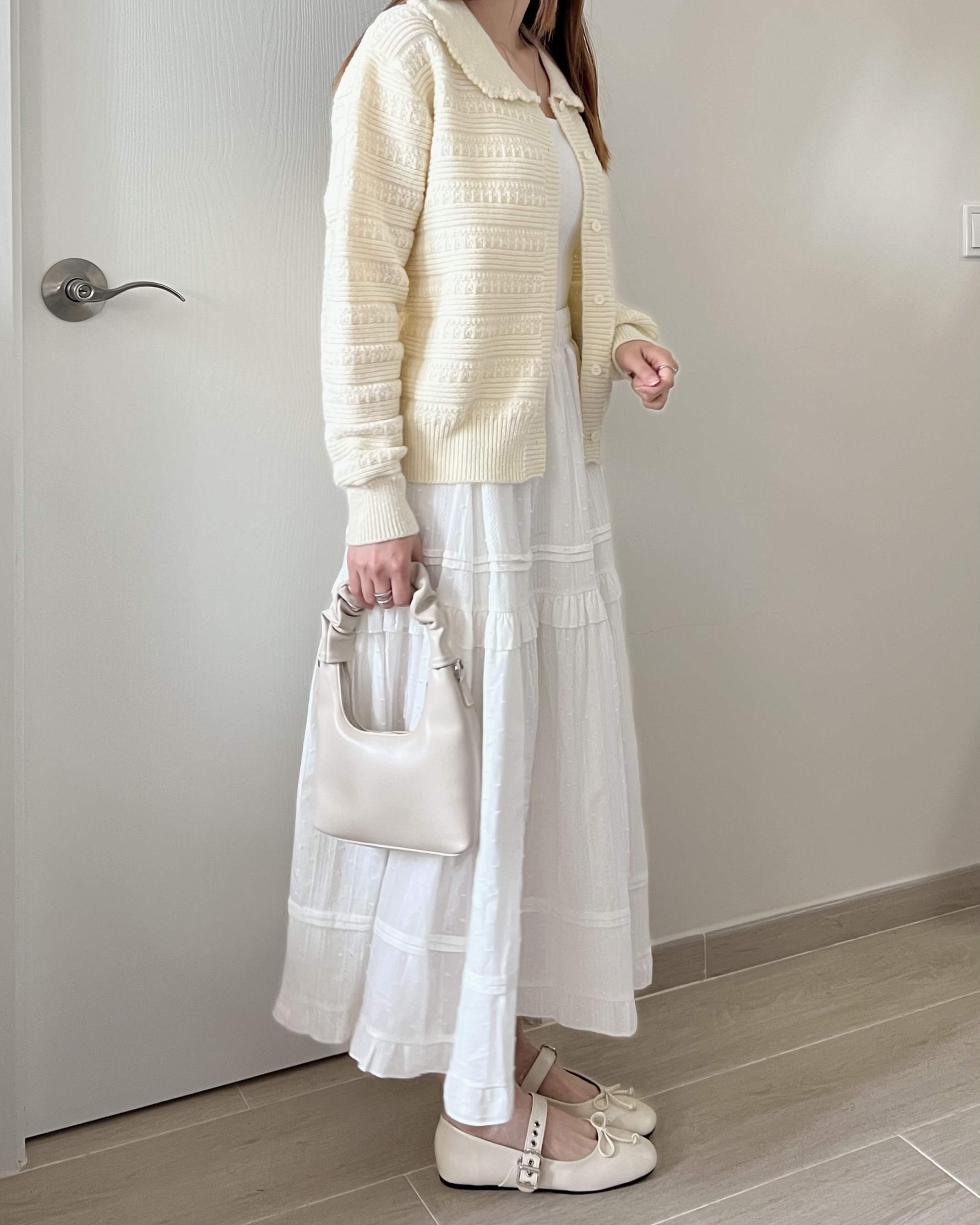 娃娃領甜美花紋上衣 可2穿 現貨