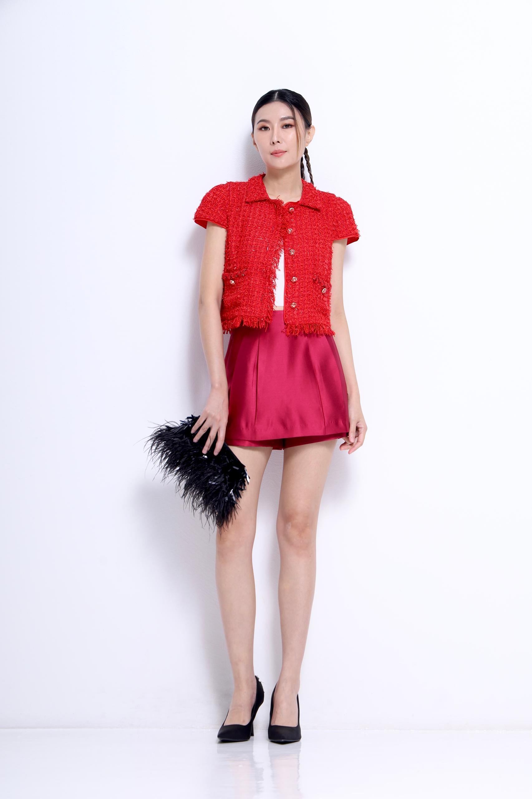 翻领小香风上衣 2639