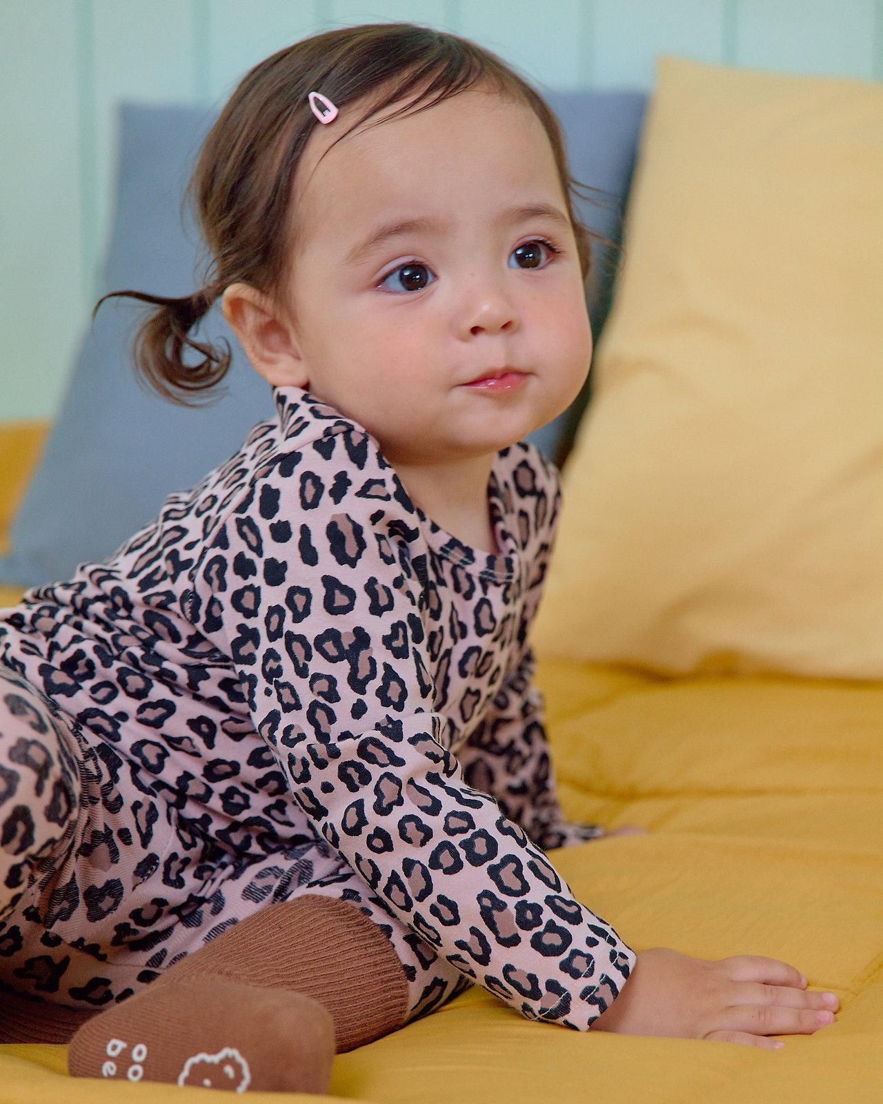 OOTT | Little Leopard Print Loungewear set