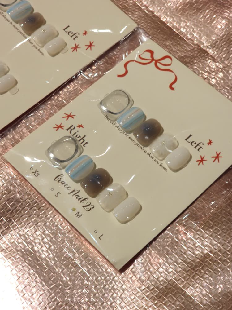 Ocean Air Handcrafted Press-On Nails