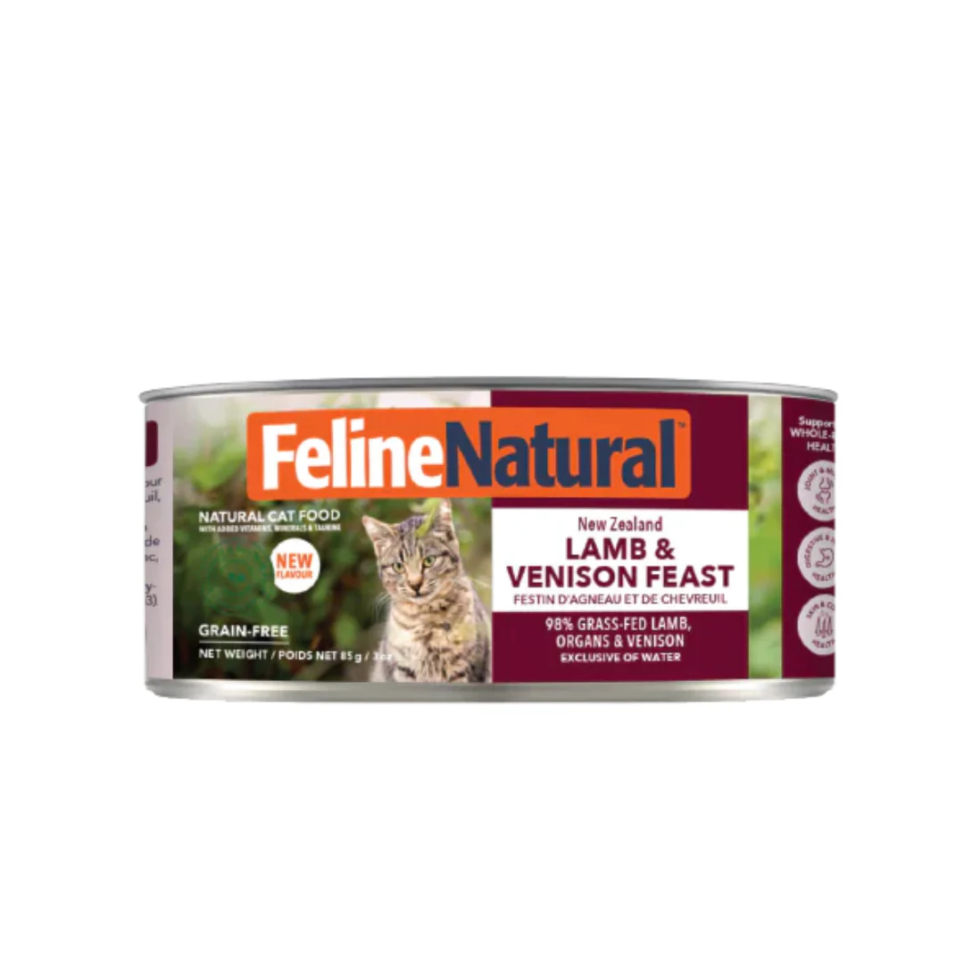 Feline Natural F9 -羊肉鹿肉盛宴 貓罐 85g