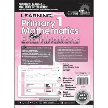 Primary 1 Mathematics Mock Examinations | SG BOOKS HK