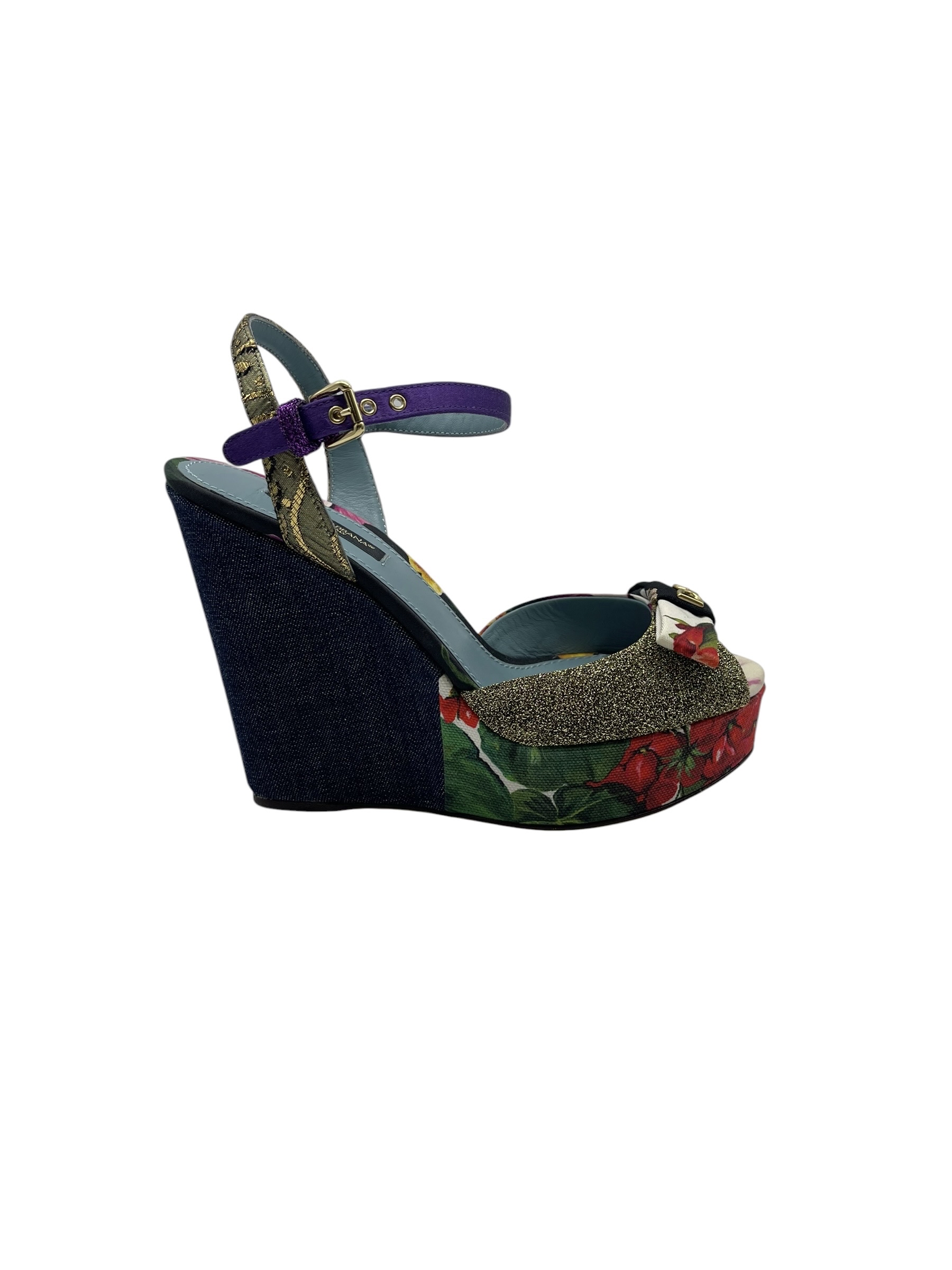 Pre-owned Dolce & Gabbana Patchwork Wedge / Product Code: 070806