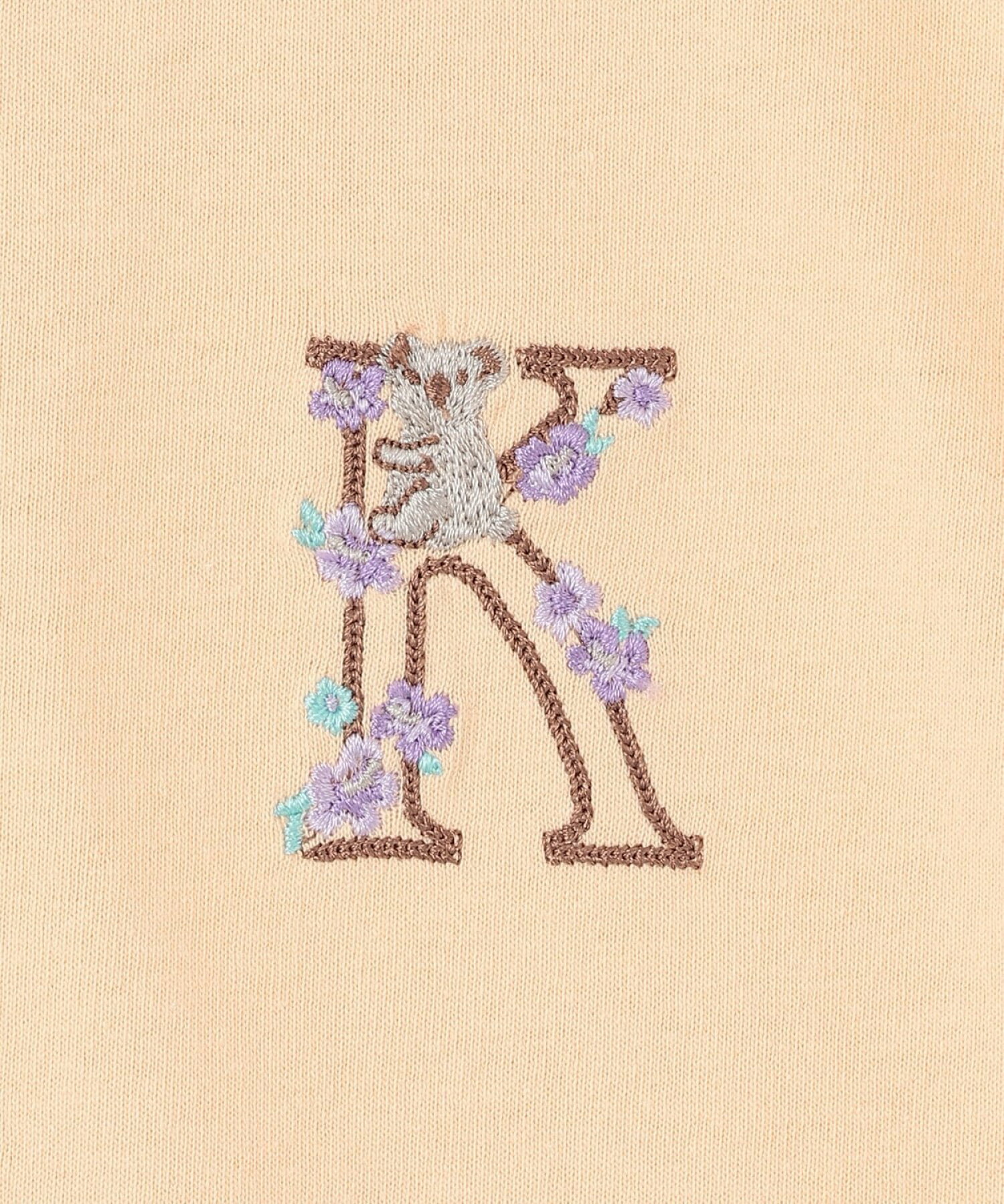 🆕【⭐訂購⭐】🌀 🇯🇵 日本直送🇯🇵 字母花朵刺繡 荷葉邊袖  短袖T恤［8款選］🌀 [ELEA-0216]
