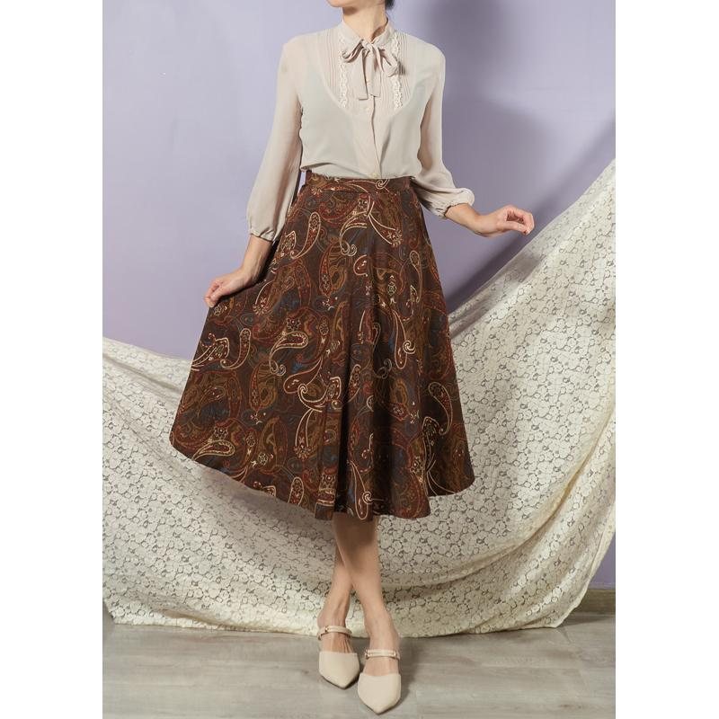 Vintage Japanese Beige Chiffon Tie Collar Blouse Shirt with Lace Accent (MT1840-35)