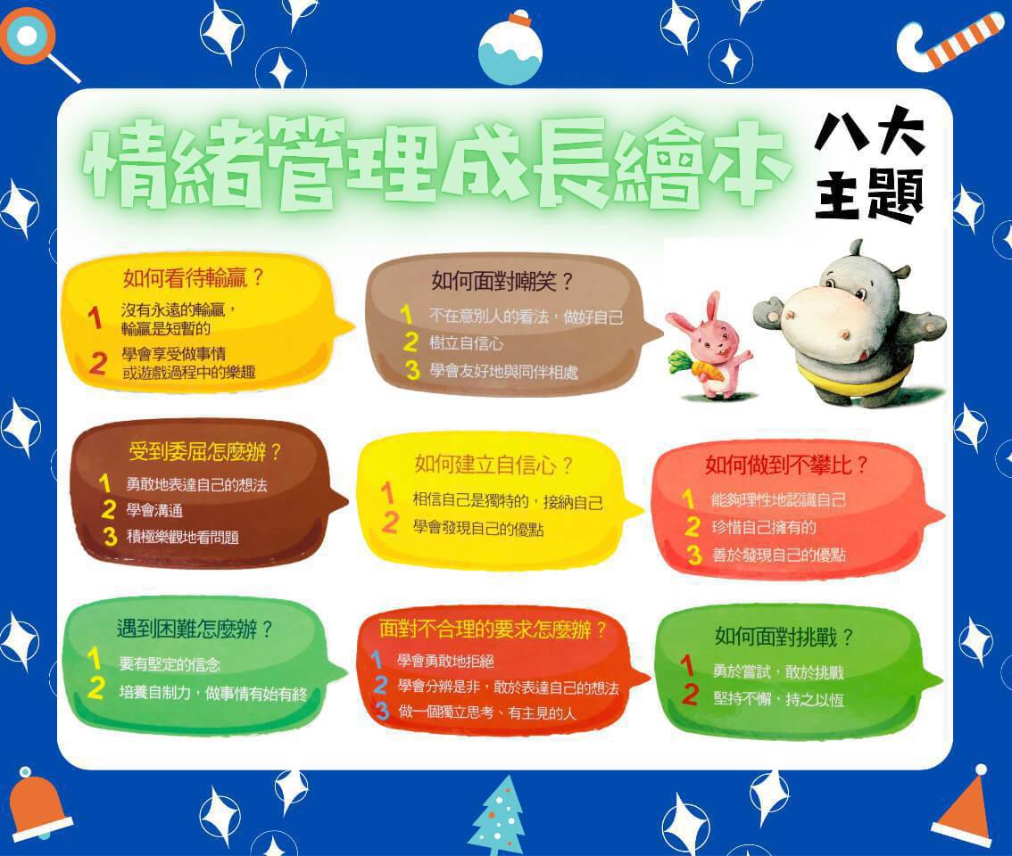 南門 情緒管理繪本八冊