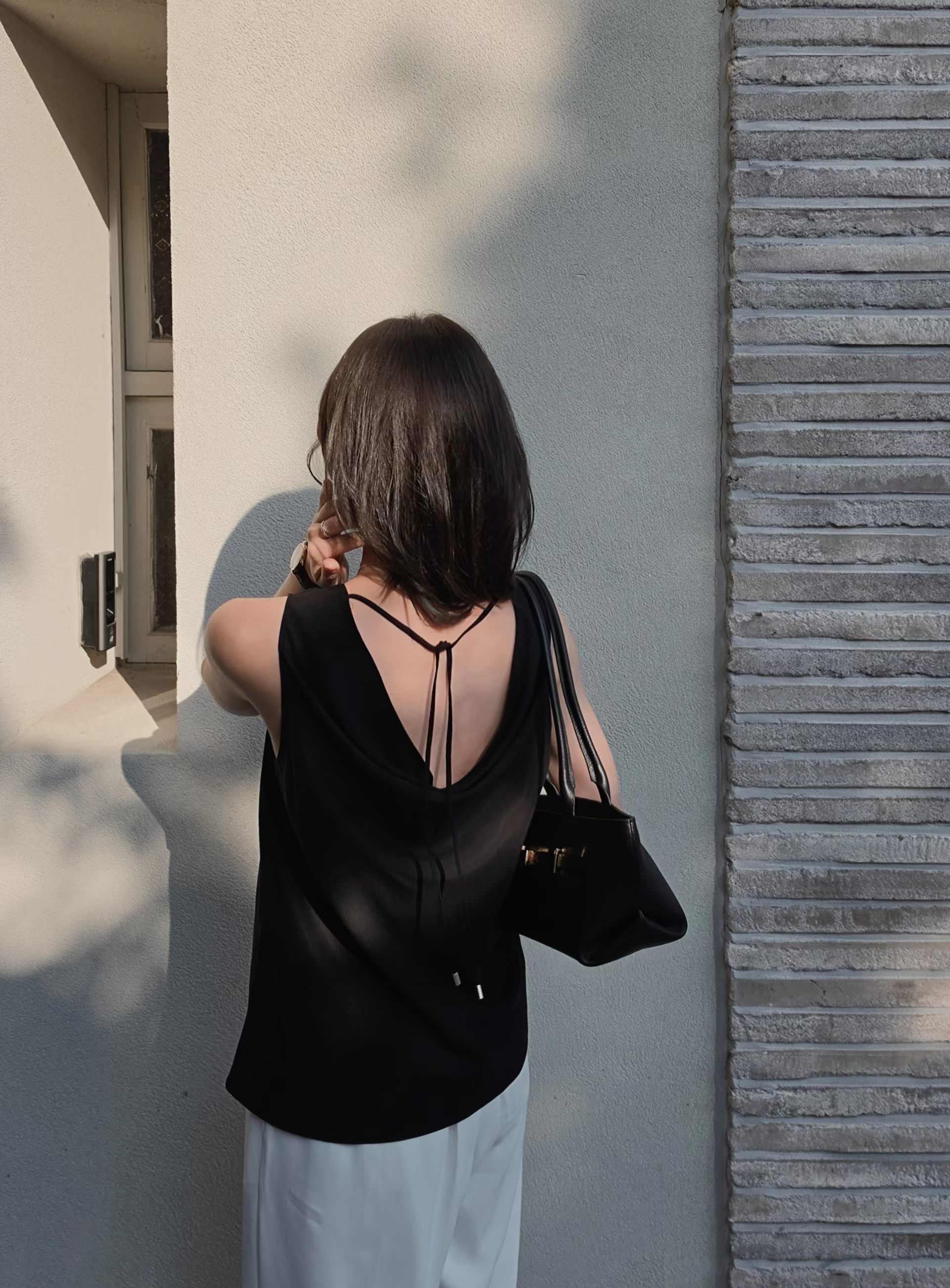 Elegant draped top 