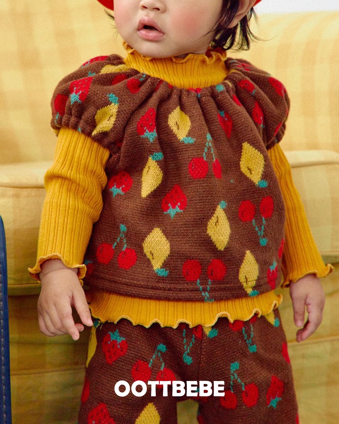 OOTT | Cherry Puff Knit Set