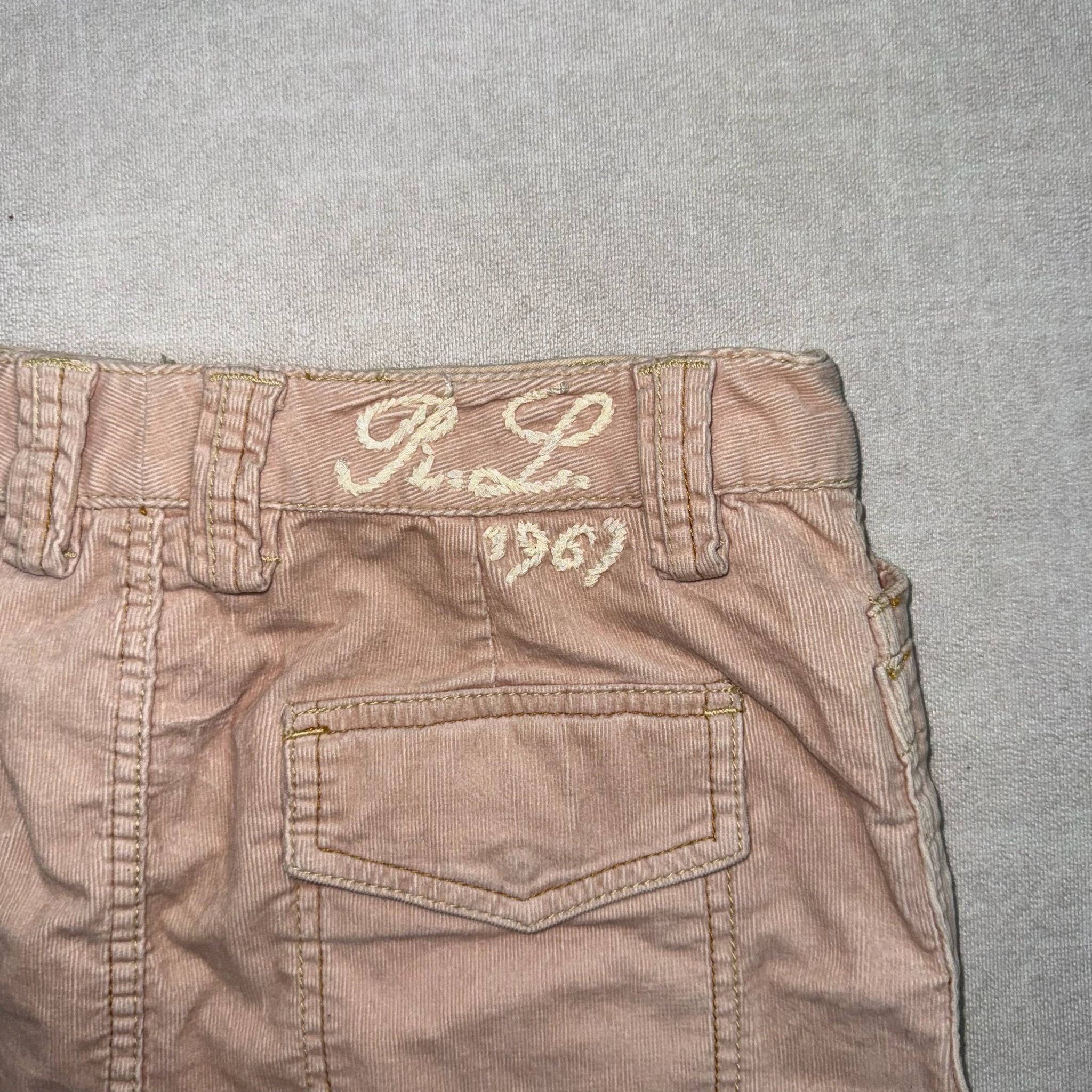 1967s Polo Relph Lauren Pink Denim Skirt