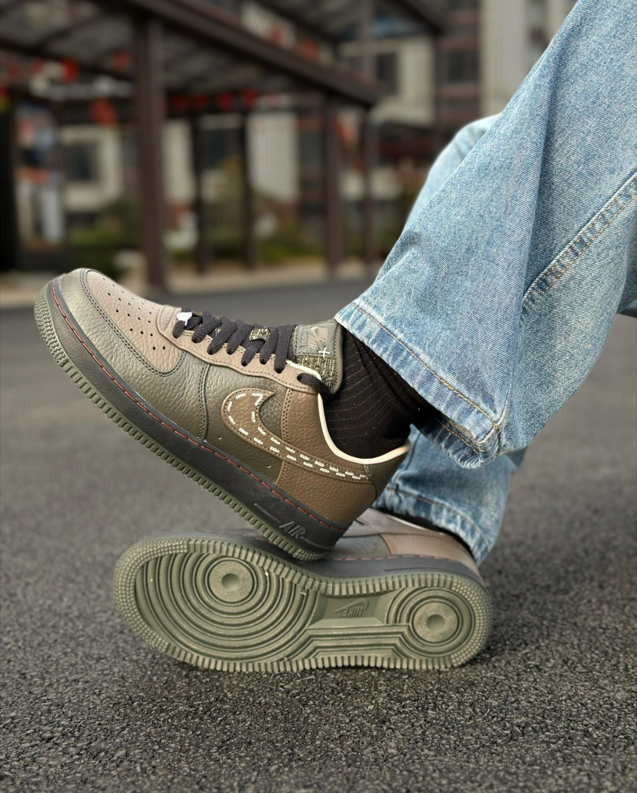 IQ1122-320 Nike Air Force 1 Low Sequoia Dark Hazel IQ1122-320