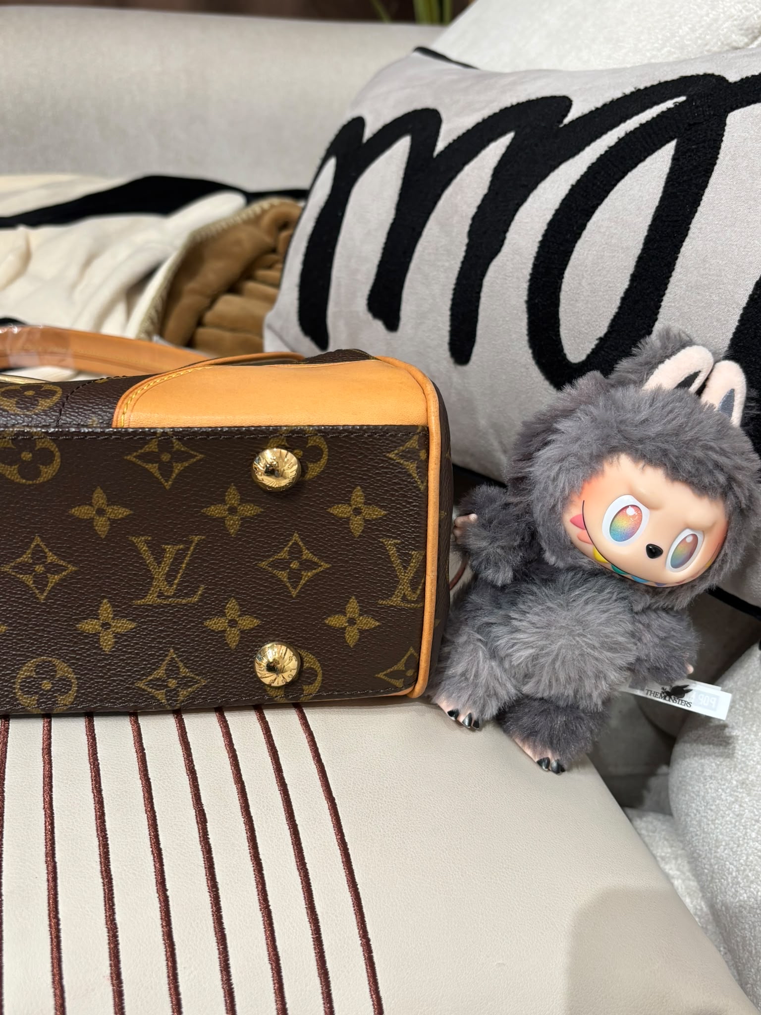 LV Beverly MM Monogram M40121 Hobo Bag 100%Authentic, 98%New ✅Dust bag 