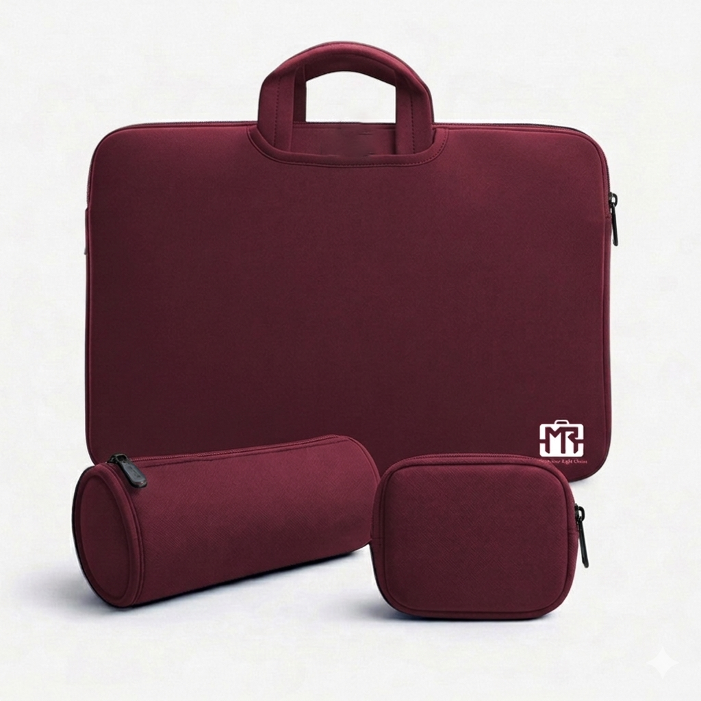 11 - 15.6 Inch (3 IN 1) Mister Right Sponge Handle Laptop Sleeve