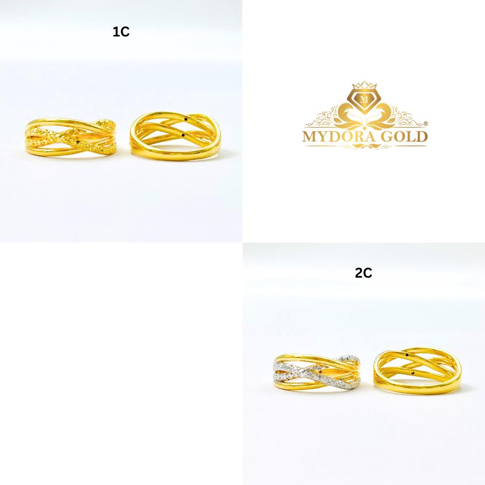 MYDORA EMAS 916 Cincin Grace Crossline (5G) l EMAS 916/22K
