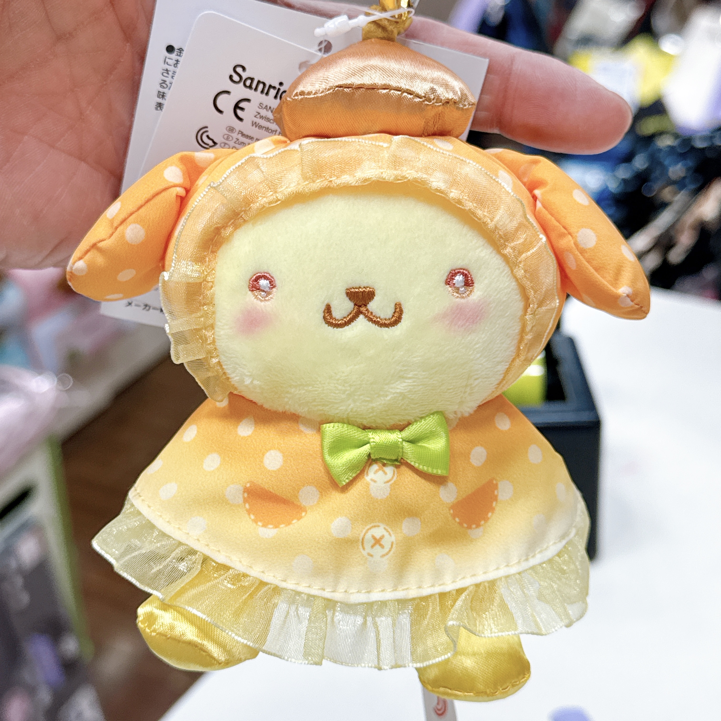 日本版Sanrio 雨衣系列公仔掛飾/鎖匙扣