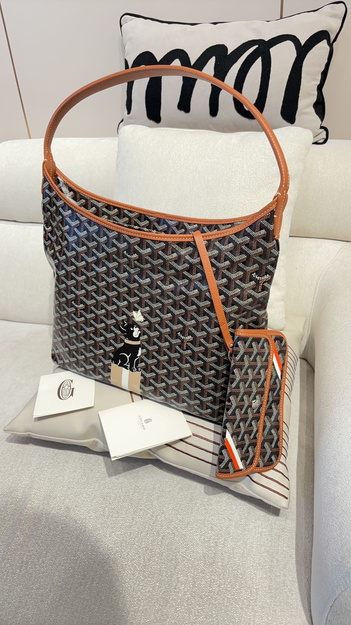 Goyard Hobo Tan 100%Authentic, 98%New✅收據✅Dust bag