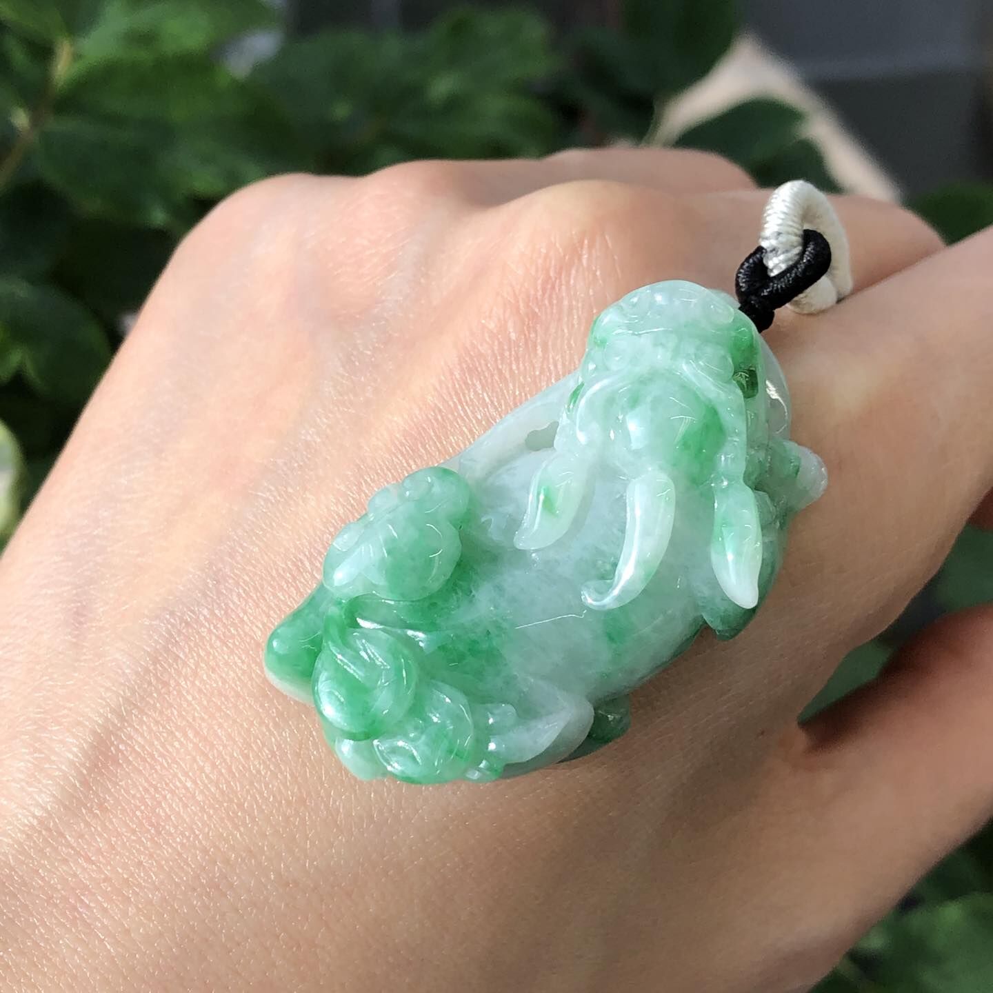 翠色花青貔貅 - 4