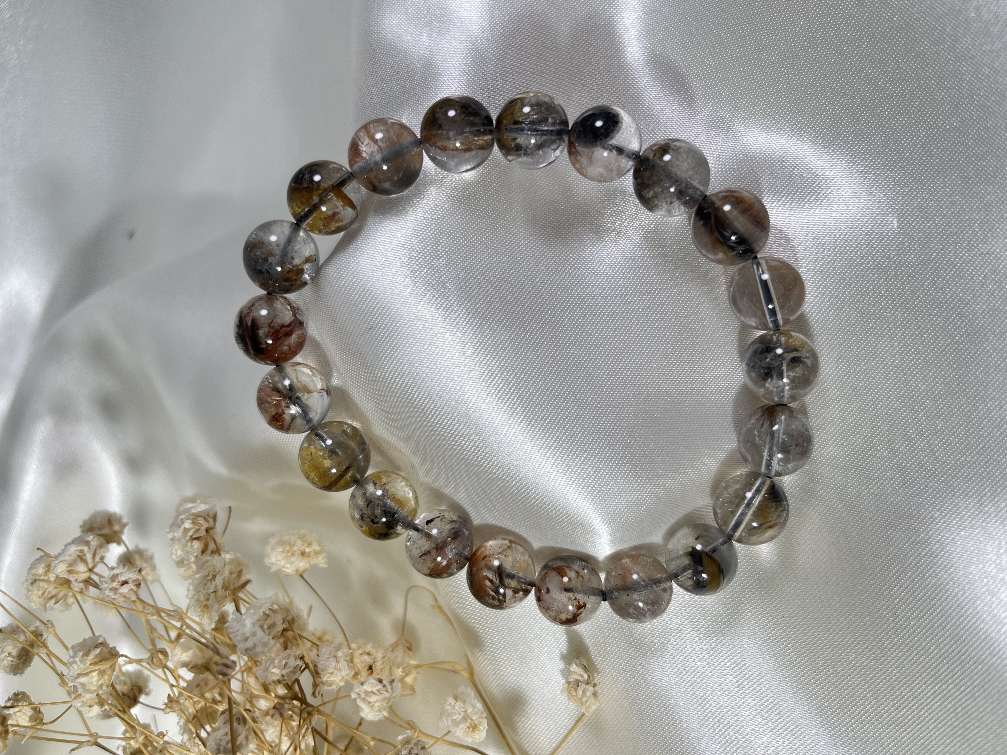 高品質黑銀鈦膠花共生 9mm+