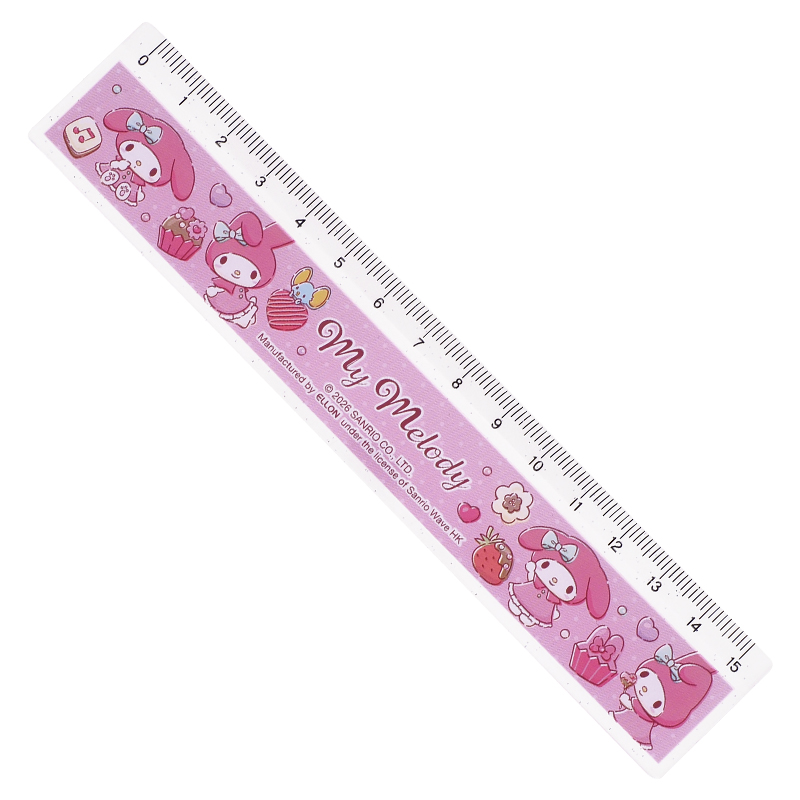 My Melody15cm Plastic Ruler 膠間尺