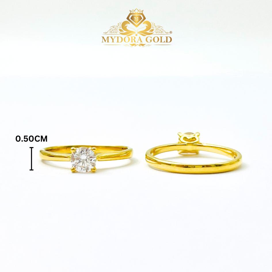 MYDORA EMAS 916 Cincin Batu Felisa (5G) l EMAS 916/22K