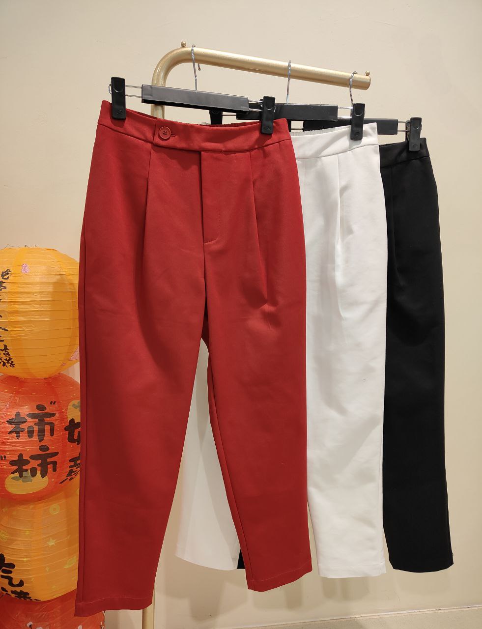 修身窄脚长裤 1624