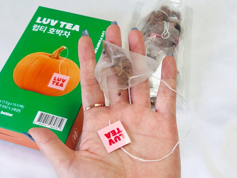 韓國 Nothing Better Luv Tea 去水腫天然南瓜茶 一盒15個獨立茶包