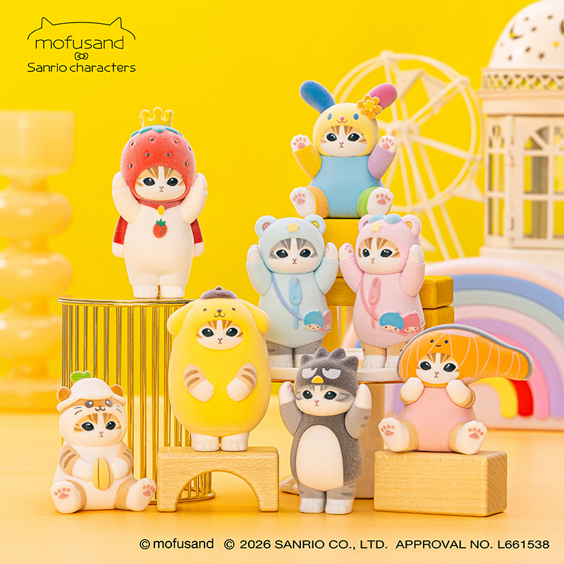日本預訂📍Mofusand貓貓 x Sanrio系列第三彈 - 小模型盲盒 17/4日本開售