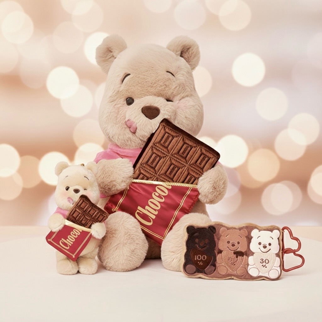 Disney Pooh Plush Toy [Valentine’s Day Exclusive]