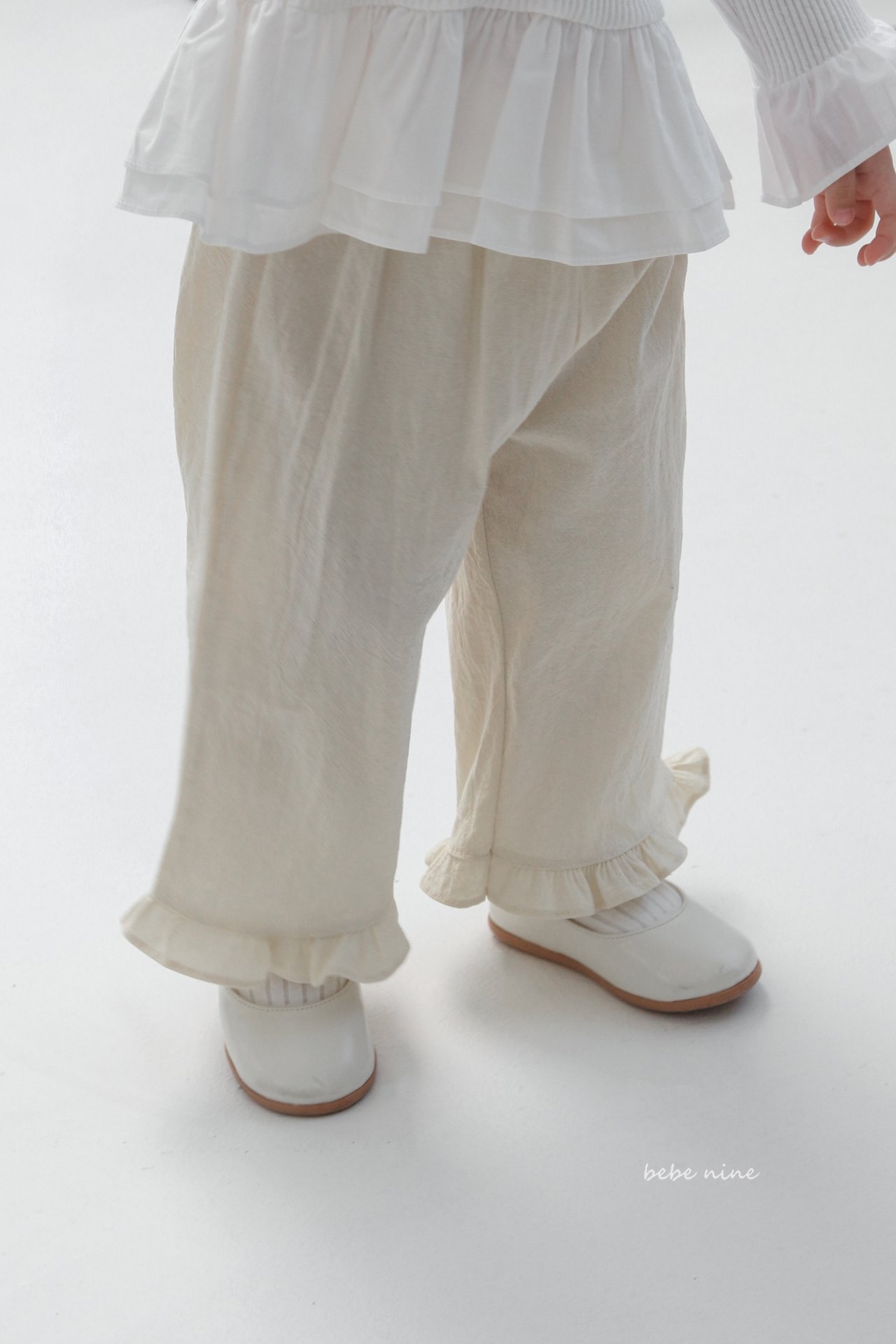 🌸預訂 韓國直送🌸🇰🇷Bebenine三色荷葉邊寬鬆褲