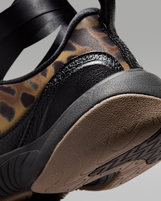 Jordan Pointe 芭蕾舞絲帶綁帶運動鞋［Leopard / Black］