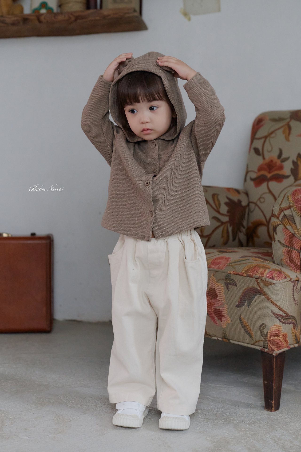 Bebenine Cookie Bear Cardigan