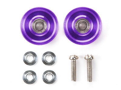 13mm ALUMINUM BALL-RACE ROLLERS (RINGLESS/PURPLE)