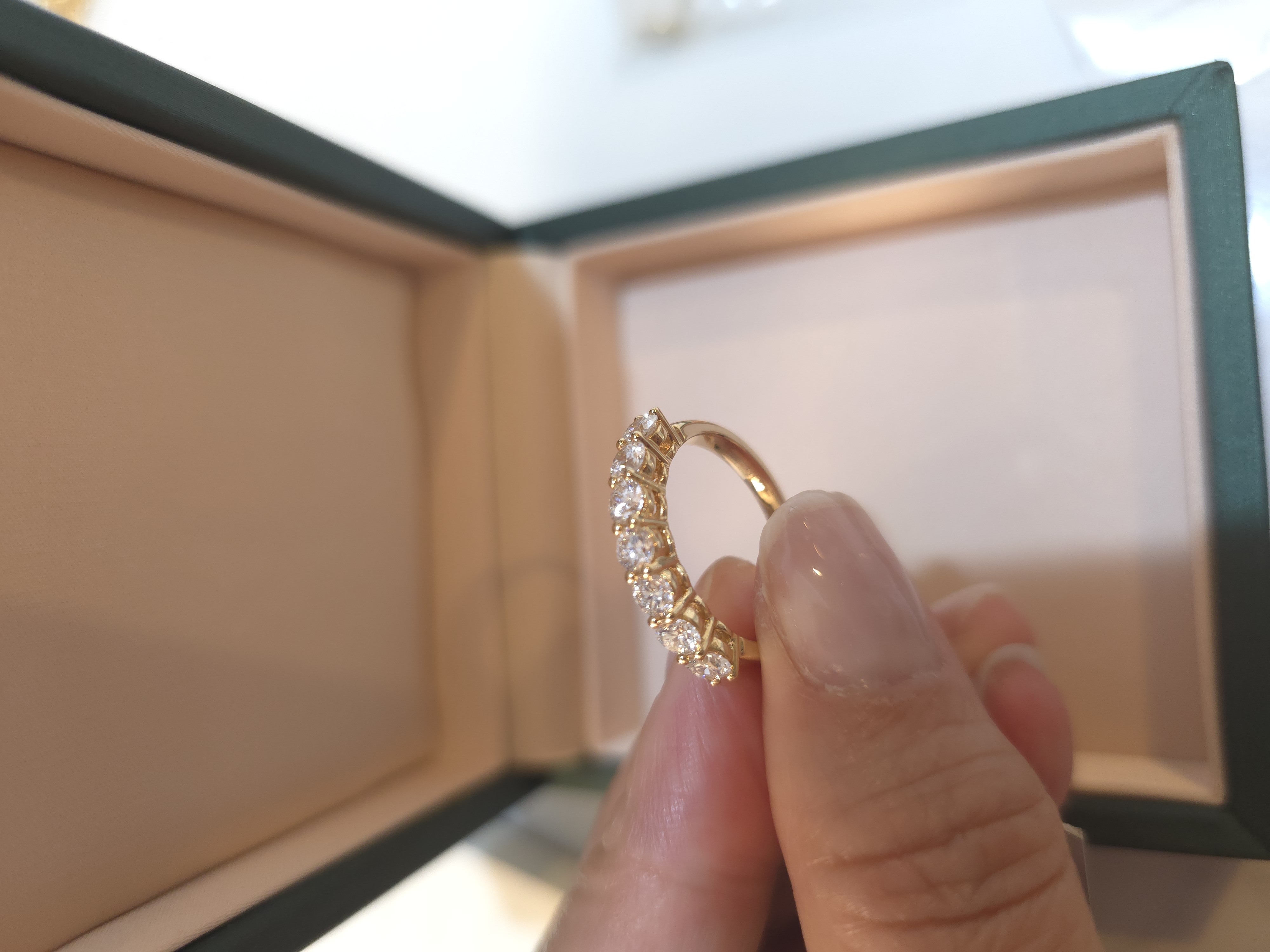 18K 培育鑽石戒指 d1.04/7 G3.62g S14