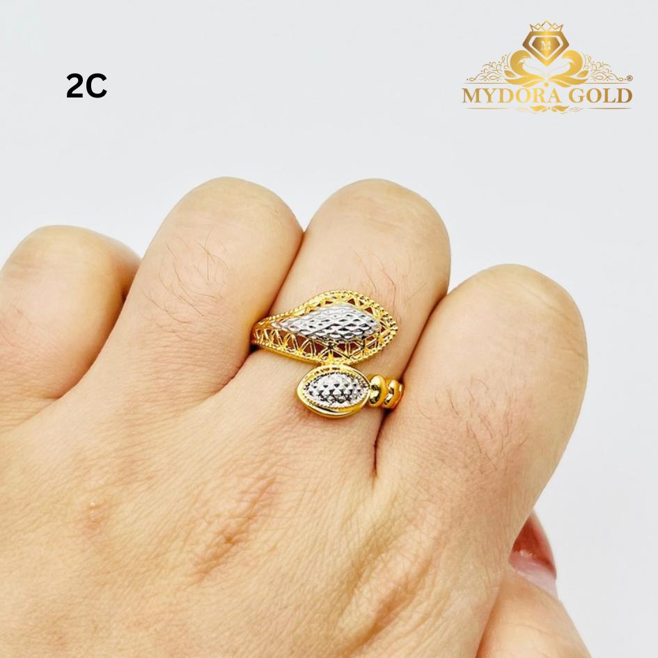 MYDORA Cincin Ratu Lattice Oval (5G) l EMAS 916/22K