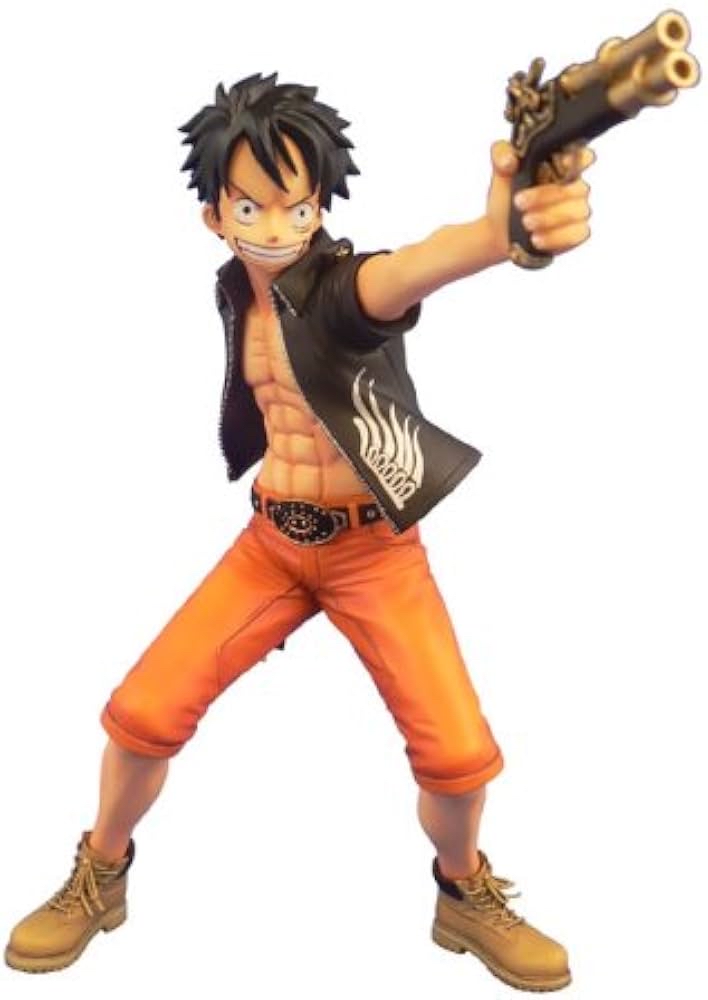 PLEX 日版 海賊王 D.P.C.F 路飛 三銃士 (槍手）ver. PVC figure 